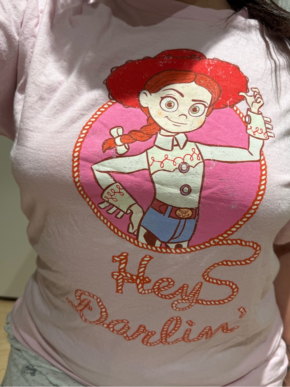 Disney “Hey Darling”, Jessie, Toy Story Pink T-Shirt